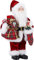 Uten Stehende Weihnachtsmann, 30.5cm / 12“ Ostern Weihnachtsdekoration Elfen Gnom Figuren Weihnachtszwerg, Mini Weihnachtsmann Nettes rotes Plüschtier Stehender Mann Weihnachtsmann