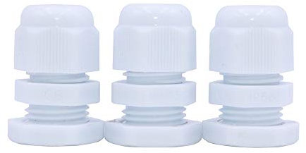 Namvo100 Pcs Cable Glands Waterproof IP68 Adjustable Cable Connectors Nylon Cable Glands Joints M12 x 1.5