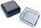 Stemplino® Stempelkissen klein Ink pad Mini Kissen mit Farbe für Kinder Hochzeit Album zum Stempeln für Embossing Scrapbooking Bullet Journal Gestalten Basteln DIY (Silber)