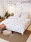 Linge de lit Conente de Noël en flanelle 100 % coton, ensemble complet pour lit (135 x 200 cm)