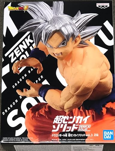 Banpresto Dragon Ball Super: Super Zenkai Solid - Instinct Goku Vol.3 Statue (21cm) (18463)