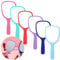 PMELCXD Hand Mirror with Handle, 6 Pieces Handheld Handheld Mirror Make Up Travel Mirror Handheld Cosmetic Mirror Portable Cosmetic Mirror Tool for Travel, Camping, Home, 7 Inch Long, 6 Colours
