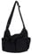 GAXOS Ästhetische süße Kuriertasche für Schule, Vintage, schwarz, Canvas, Umhängetasche für Damen, Schultertasche, Laptoptasche, Schwarz