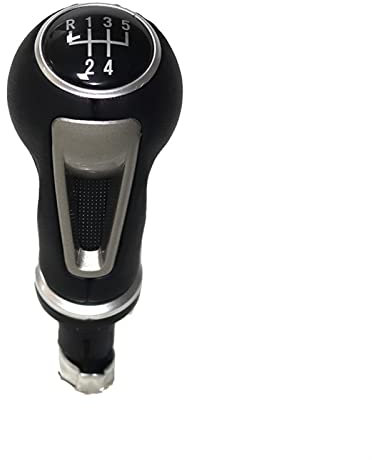 Perilla Cambio Marchas Coche Para SEAT para IBIZA, pomo de palanca de cambios de coche, palanca de palo, funda para maletero, Collar de cuero (Color : 5 speed knob2)