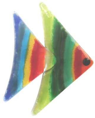 Glas Fisch Fusingglas Fisch Gartendeko Fensterschmuck
