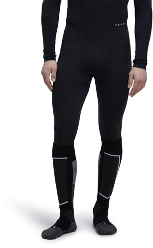 FALKE Herren Wool-Tech Long Funktionsunterhose lang atmungsaktive klimaregulierende geruchshemmende nachhaltige Wolle Funktionsmaterial kalte bis sehr kalte Temperaturen Funktionsunterwäsche 1 Stück | aus Merinowolle für kalte bis sehr kalte Temperaturen