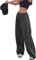 Odizli Cargohose Damen Baggy High Waist Vintage Y2K Cargo Fallschirm Hose Parachute Track Pants Hip Hop Fallschirmhose Jogginghose Trackpants Teenager Mädchen Streetwear mit Taschen Dunkelgrau M