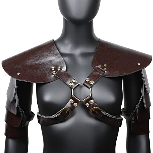 Danlai Steampunk -Schulter -Armors Körper Brustgurt Für Mittelalterliche Wikinger Knight Cosplay Kostümzubehör