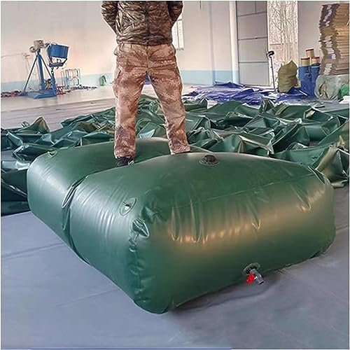 AviiSo Grande capacité bidons pliants 1000L - 6000L, Vessies à Eau en PVC Souple pour l'irrigation du Jardin de Ferme (Size : 1x0.6x0.5m/300L/79Gallon)