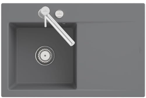 Villeroy & Boch Subway Style 45 Stone - 3348 02 SL Keramikspüle Excenterbetätigung