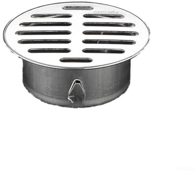 Desagüe de suelo antibloqueo, para rejilla de desagüe de suelo de acero, desagüe de suelo para exteriores, cubierta para desagüe de suelo para tubos de drenaje, balcones, techos, exteriores, 83 mm