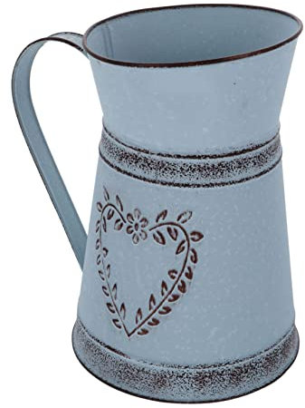 IMIKEYA 1stück Herzform Kessel Metallvase Für Blumenarrangements Rustikale Eisenblumentöpfe Für Tischdeko Hochzeiten Und Gartendekoration Für Kunst Und Frischblumen