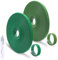 FIHODONE 2 Stück 20m Pflanzenbinder, 10mm Klettband mit Kleiner Schere, Selbstklebendes Klettband, Kabelbinder Klett Wiederverschließbar für Garten Outdoor (Grün, Grasgrün)