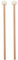 Wanjorlay 2 StüCke Doppel Kopf Trommel Becken Gong Mallet Soft Hammer Sticks SchläGel Rods Filz Hammer 385Mm