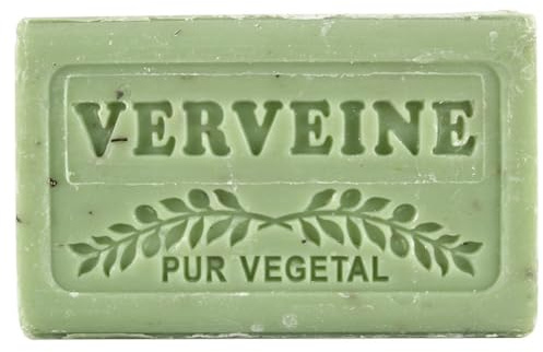 Hand Soap, Verveine Scented Single Soap, French Natural Green Soap, Gift, Savon de Marseilles Soap, Lemon Scented Soap
