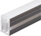 Jandei Flexibles Silikonprofil 5 m für LED-Streifen mit PCB bis zu 10 mm Breite. Seitliche Lichtausstrahlung, rechteckiges Format 12 mm x 20 mm, geeignet für den Außenbereich, Weiß (Profil 5 m)