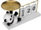 Cabilock Assiette à Collation Calendrier Plateau à Clés Plateau à Bijoux de Bureau Support de Statue de Panda