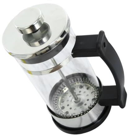 Cabilock Cafetera De Vidrio Recipiente Para Tetera Portátil Resistente Plateado