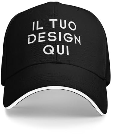 Tingwei Cappello Personalizzato, Berretto Personalizzati, Cappello da Baseball Personalizzato, Cappello Personalizzato con Foto/Logo/Cappelli da Camionista per Uomini e Donne in Grandi quantità