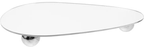 BESPORTBLE Spiegel-display Für Schmuck Foto-requisiten Reflektierender Aufbewahrungsplatte Für Ohrringe Und Armbänder Dekoratives Präsentationsblatt Für Juwelen