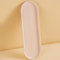 Hocadrv 6 Stück Tablett Oval Dekotablett Kleines Tablett Dekoschale Servierteller Dekoteller 29 x 9,4 cm Speiseteller für Dessert Kosmetik Schmuck(6 Farbe)