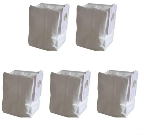 BlesConi Sacchetti per aspirapolvere compatibili con Samsung VCA-RDB95 per Jet Bot+ AI+, filtrazione efficiente, 5 pezzi