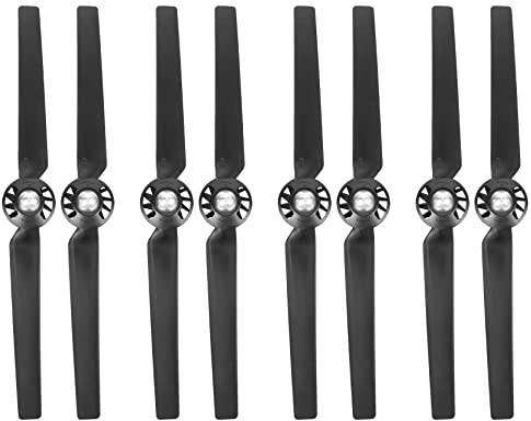 Wadakada 8 StüCke Propeller für Yuneec Q500 Typhoon 4 Karat Kamera Drone Teile Schnell Verschluss Selbst Hemmend Requisiten Klinge (Schwarz)