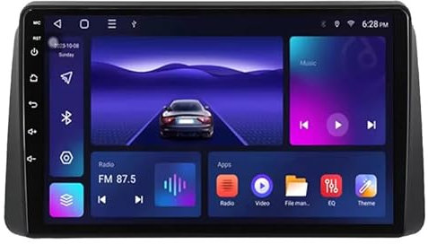 Syfei Android 12 Car Multimedia Radio 9 Zoll Navigations GPS Autoradio Für Chrysler Grand Voyager 5 2011-2015, Carplay Player Radio-Videoempfänger Bluetooth Lenkradsteuerung