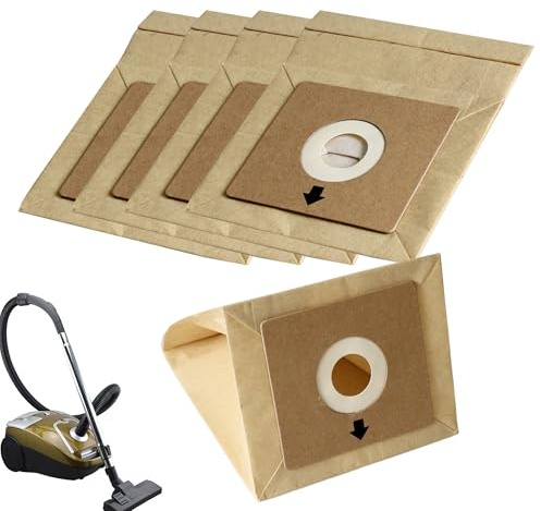 5Pcs Vacuum Cleaner Bags for Bush Argos Hoover Bags | Strong Paper Dust Bags, Fits Bush Model VCB35B15C1J7W-70, Argos Value VC-401 VC-402, VYTRONIX RBC02 BC-402 BC-501