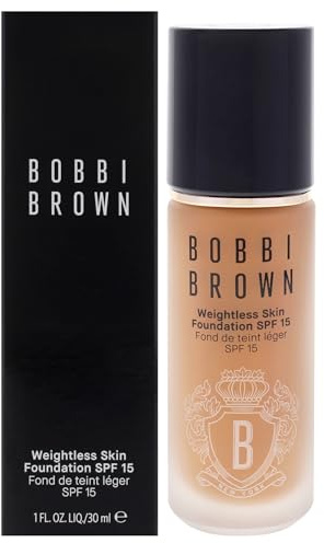 Weightless Skin Foundation SPF 15 - W-086 Warm Almond by Bobbi Brown for Women - 1 oz Foundation