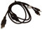 vhbw Câble de données USB compatible avec Nokia 2710 Navigation Edition, 5130 XpressMusic, 3720 Classic, 3600 SLIDE, 3120 Classic téléphone - noir