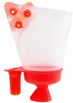 Mastrad F38110 Déco Pocket Poche à Décorer Rouge et Poche Transparente