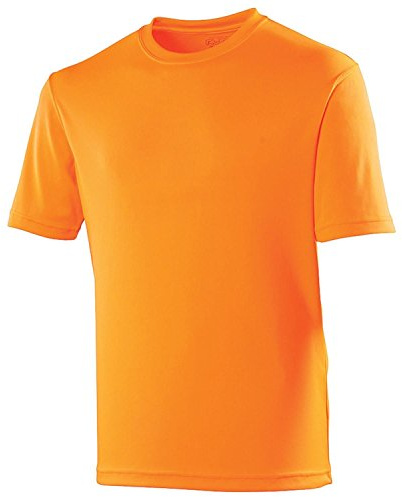 Cooles T-Shirt für Herren., Electric Orange, XXL