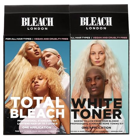 Bleach London 2er-Set Weißer Toner und totale Bleiche