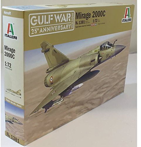 Italeri 1381-1:72 Mirage 2000C, Fahrzeuge, Grau