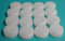 16 New 1 1/4 Plastic White Wrought Iron Patio Chair Leg Insert Cups Glide Caps
