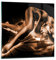 Bilder auf Glas Nackte Frau Akt Modell Photofitness Glasbild 30x30cm Wandbilder Dekoration Wohnzimmer Schlafzimmer Küche Deko Klein Wanddeko Bild im Glas Wand Kunstdruck Art Modern GAC30x30-0349