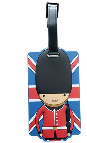 Puckator PVC Luggage Tag - UK Flag & Royal Guard