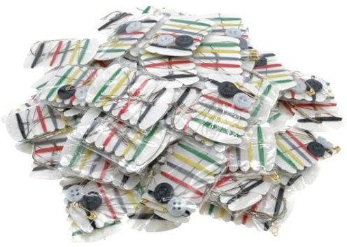 Aysekone 100 Sets Mini-Nähset, tragbares Nähset, Nadel, Faden, Knopfnadeln, Reise-Werkzeug-Set, Frauen, Handnähtasche, Hotel, Voraussetzungen, Pflege-Nähset