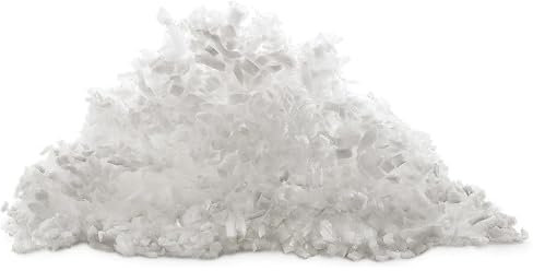 PROCAVE Bastelwatte aus 50% silikonisierten Poly-Kugeln & 50% Schaum-Sticks - 1kg Füllwatte - Waschbare Stopfwatte für Kuscheltiere- Kissen-Füllung weich - Füllmaterial gemischt - Made in Germany
