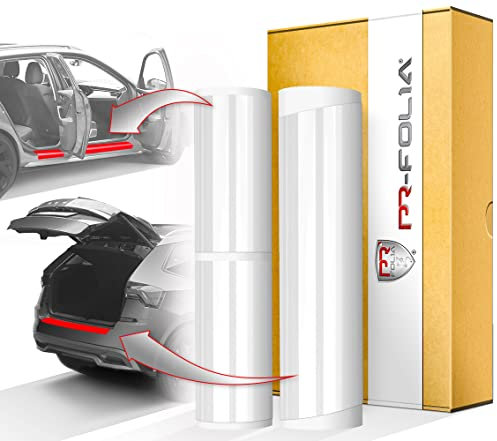 PR-Folia SET passend für - Vito (ab Bj.10/2014) Ladekantenschutz + Einstiegsleisten in TRANSPARENT, Lack-Schutz-Folie