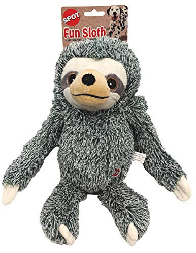 SPOT Fun Faultier Plüsch-Hundespielzeug, 33 cm