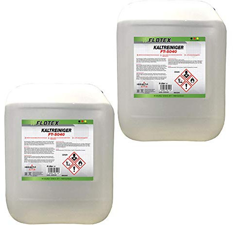 Flotex® Kaltreiniger Motorreiniger 2x5L | Sehr effektiver Motor Reiniger - entfernt Öle, Fette, Teer & vieles mehr | Motorwäsche für Auto, Werkstatt, Motorrad etc. | Nicht korrosiv & schonend