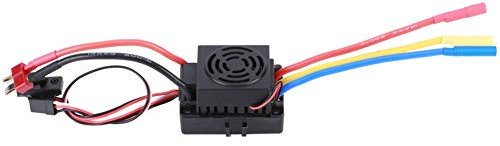 VGEBY Elektronischer Geschwindigkeitsregler, sensorlose elektronische Geschwindigkeitsregelung ESC RC Autozubehör(Schwarz) Zubehör Für Modellflugzeuge