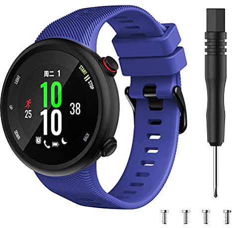 Classicase Correa de Reloj Reemplazo Compatible con Garmin Forerunner 45 / Forerunner 45S / Swim 2, la Correa de Reloj Watch Band Accessorios (Pattern 4)