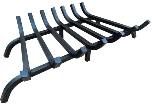 Model TG-29 Fireplace Grate. 3/4 Solid Steel Construction 29 Wide.