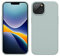 kwmobile Handyhülle für iPhone 14 Hülle, für iPhone 14 Case - Hülle Silikon - kabelloses Laden - Cool Mint