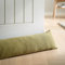 Catherine Lansfield Wilson Boudin de Porte en Velours Vert Olive