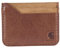 Carhartt Robuste Herren-Geldbörse aus Patina-Leder, erhältlich Farben, Braun, Einheitsgröße, Vordertasche, strapazierfähiges Segeltuch oder Leder, mit und ohne Geldklammer