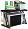 KEVO Étagère Stable en Bois pour Four à Micro-Ondes avec Crochets, Support de Four, Grille à rôtir, étagère de Plan de Travail pour Micro-Ondes, étagère de Rangement de comptoir de Cuisine